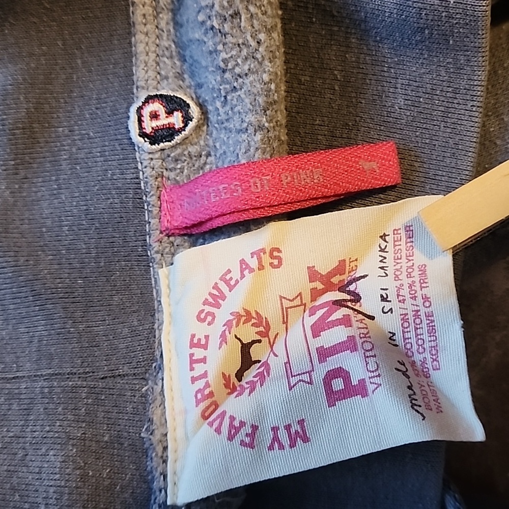 Pink Victoria's Secret My Favorite Sweats. Vintage/Y2K. Size: M - Picture 8 of 9